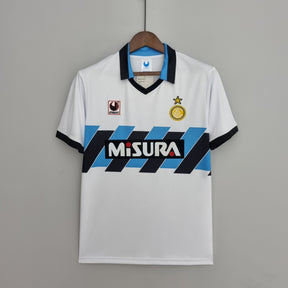 Camisola Inter de Milão Reserva 90/91 - Versão Retro