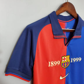 Camisola Barcelona Edição Comemorativa 100 Anos - Versão Retro
