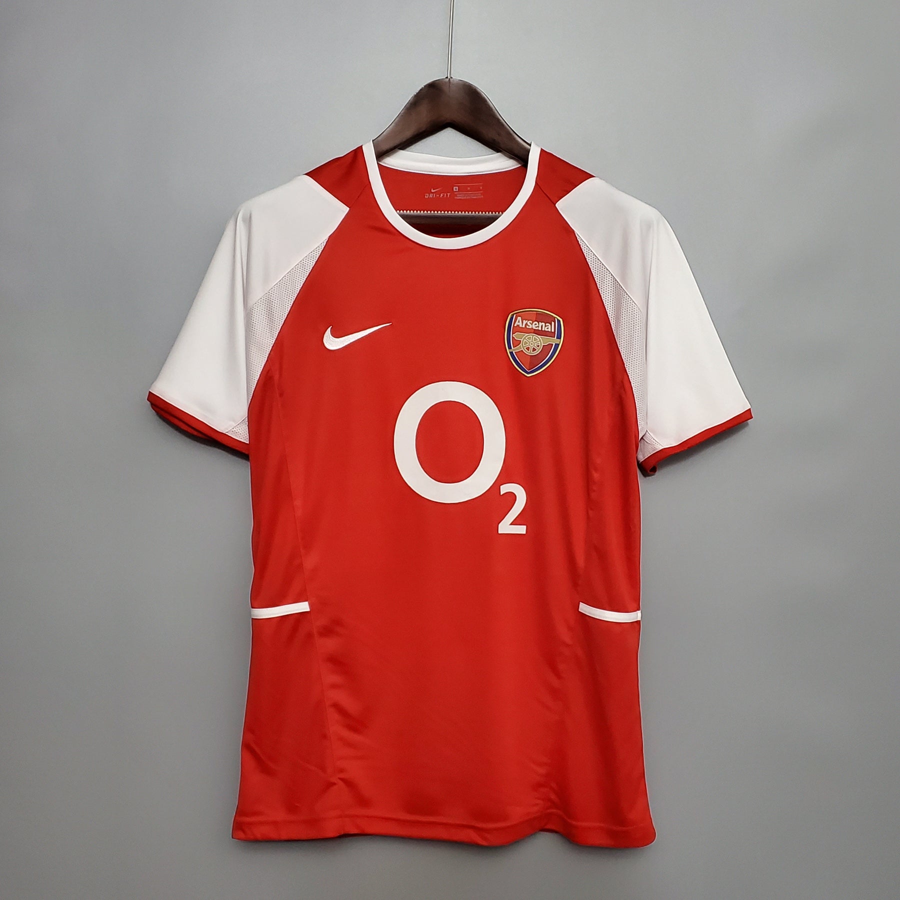Camisola Arsenal Titular 02/04 - Versão Retro