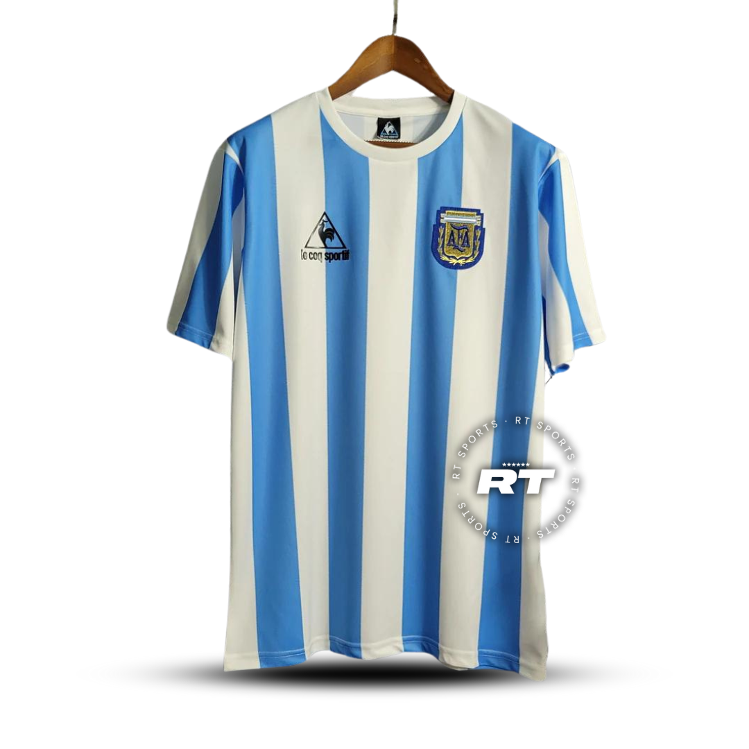 Camisola Argentina Titular 1986 - Versão Retro