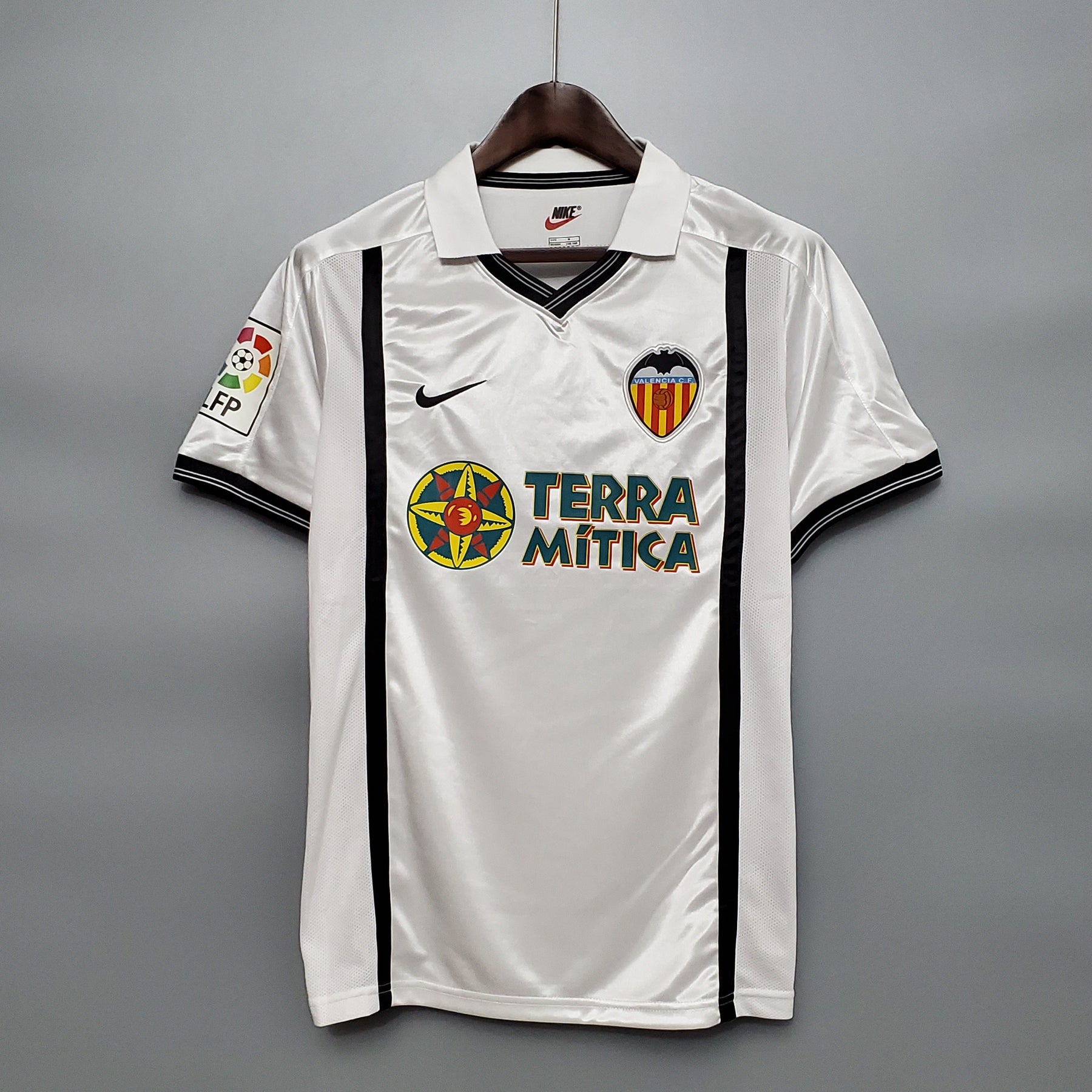 Camisola Valencia Titular 01/02 - Versão Retro