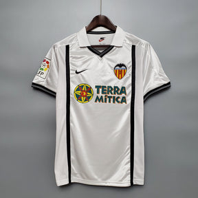 Camisola Valencia Titular 01/02 - Versão Retro