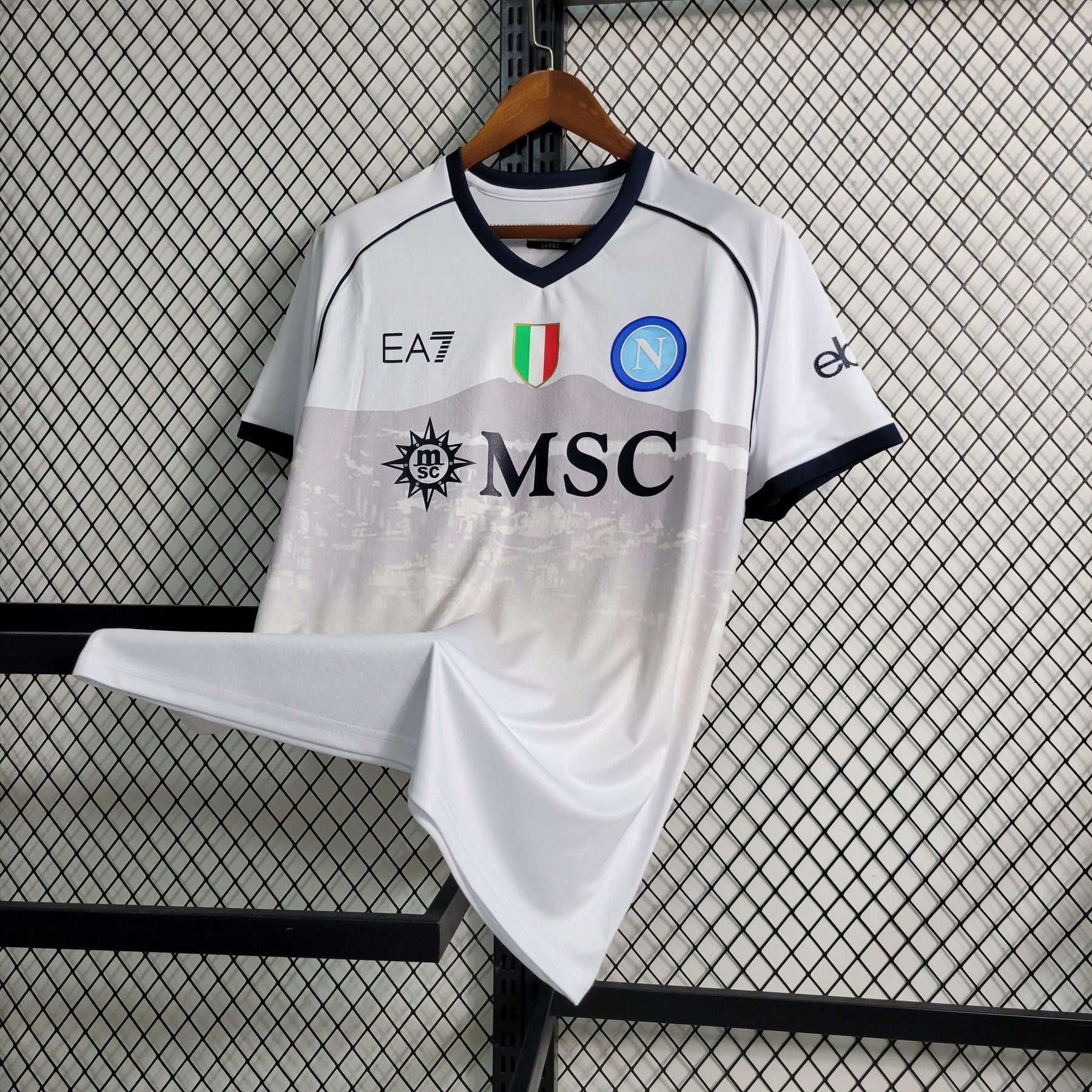 Camisola Napoli Away 23/24 EA7 Adepto Masculina