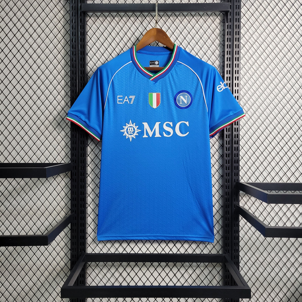 Camisola Napoli Home 23/24 EA7 Adepto Masculina
