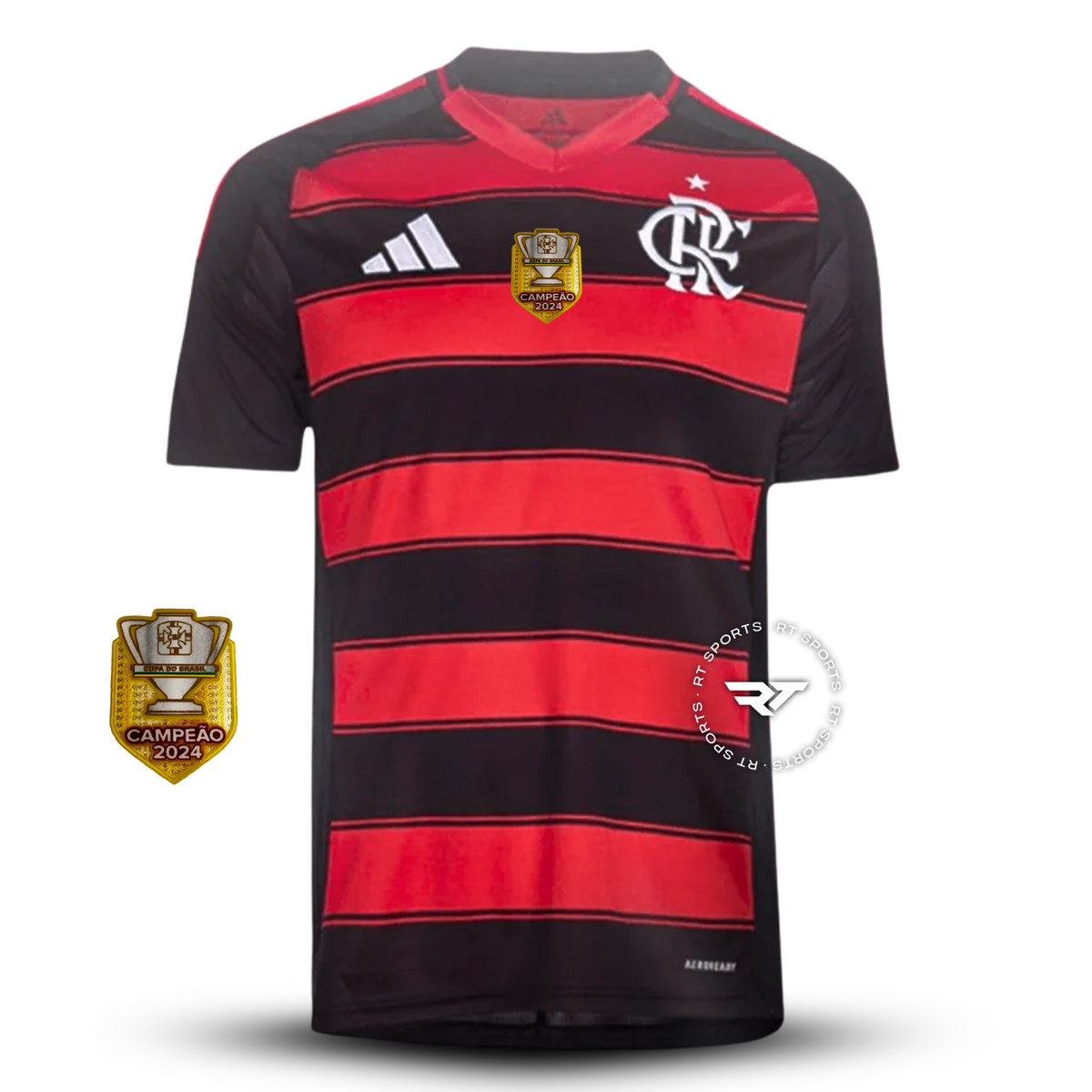 Camisola do Flamengo 2025/26 Home Adepto Com Patch da Copa Do Brasil