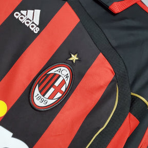 Camisola Milan Titular 06/07 - Versão Retro Manga Comprida
