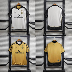 Camisola Manchester United 01/02 Versão Retro Dupla Face
