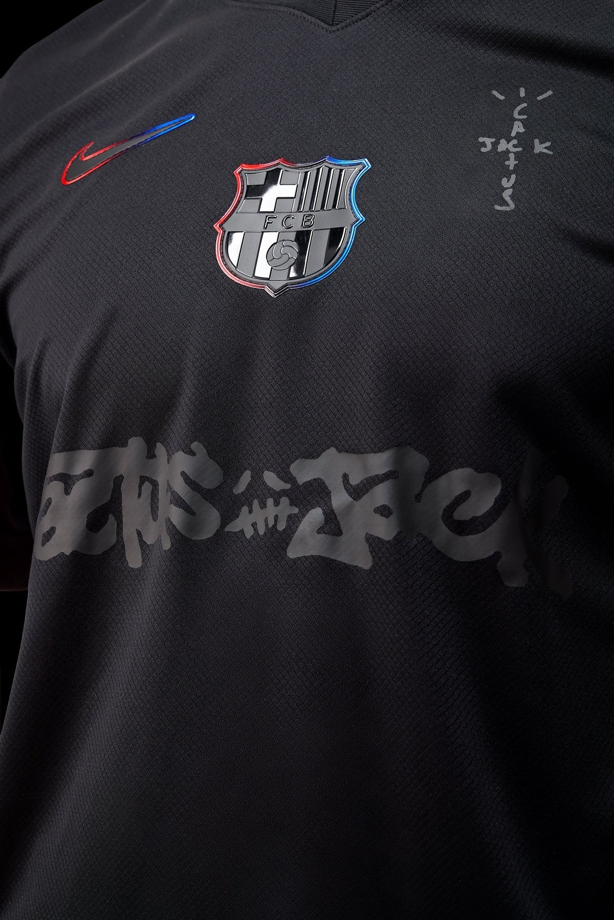 Camisola Barcelona Home x Travis Scott 24/25