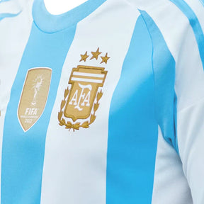 Argentina 24/25 Adidas Adepto Masculina Com Patch de Campeão