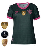 Camisola Fluminense Away 23/24 - Umbro Feminina com Patch de Campeão da Libertadores