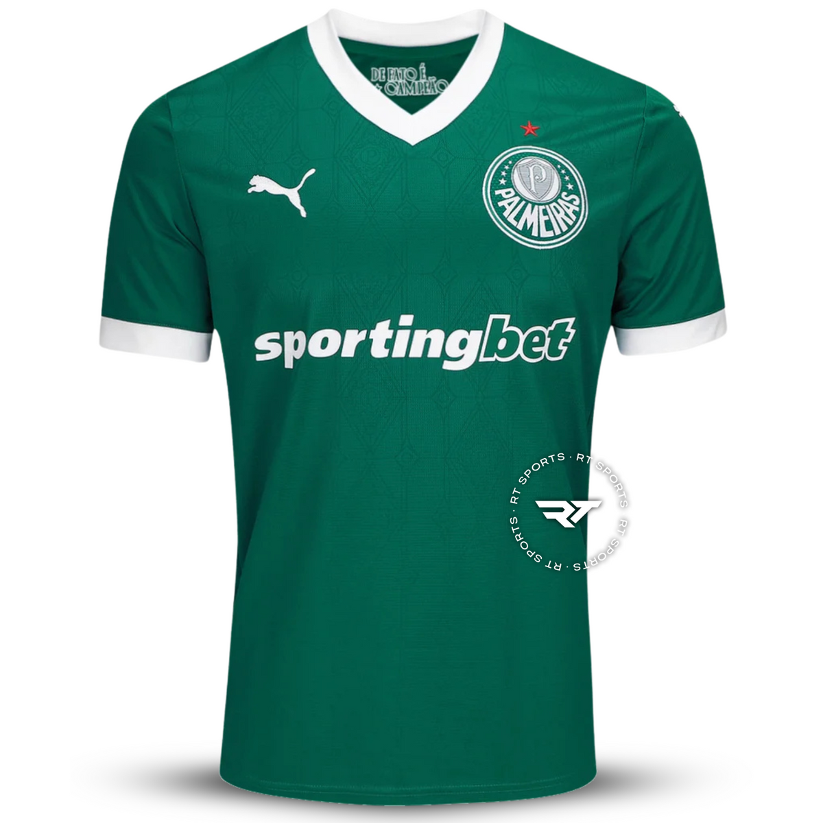 Camisola Palmeiras Home 25/26 Adepto Puma Masculina