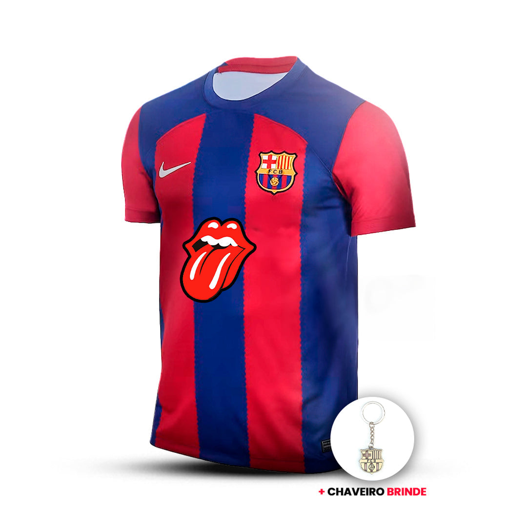 Camisola Barcelona Home 23/24 - Nike Adepto Masculina + BRINDE