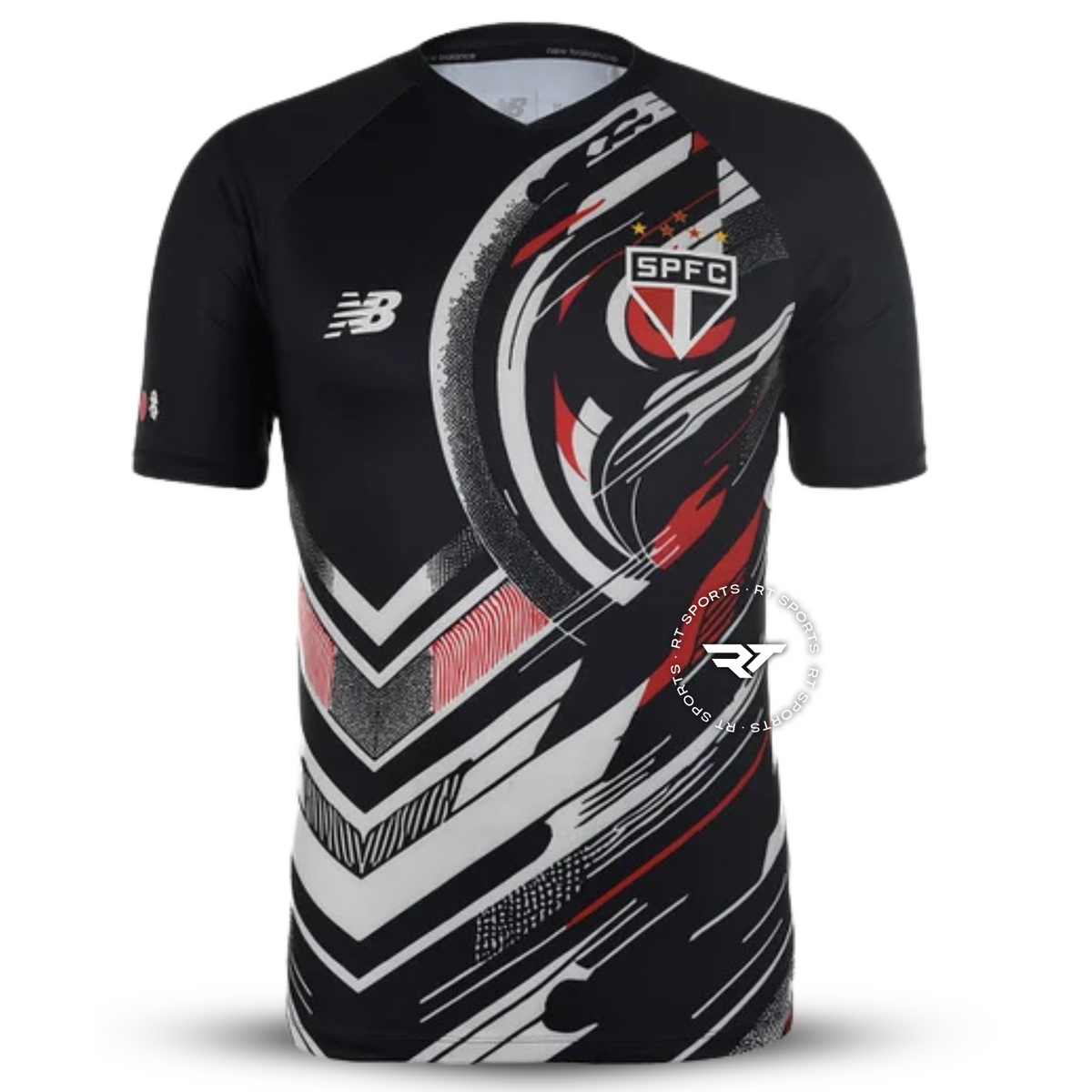 Camisola São Paulo 25/26 Pré Jogo New Balance Masculina