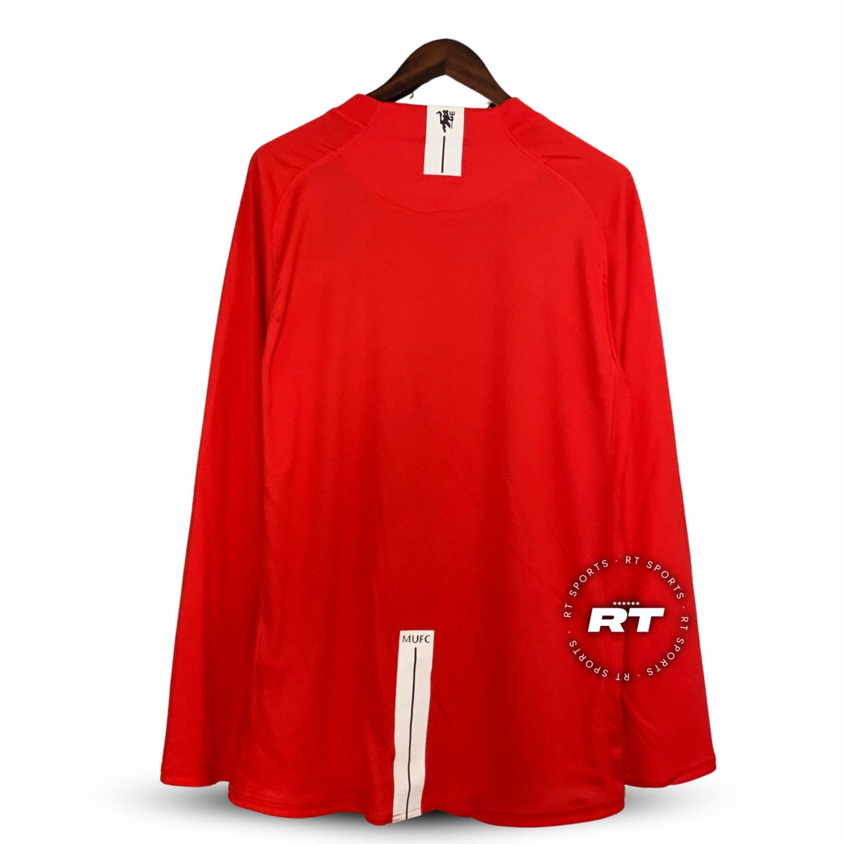 Camisola Manchester United Retro 07/08 Masculina Manga Longa