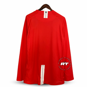Camisola Manchester United Retro 07/08 Masculina Manga Longa