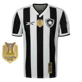 Camisola Botafogo Reebok 2024/25 Lançamento Com Patch de Campão Brasileiro
