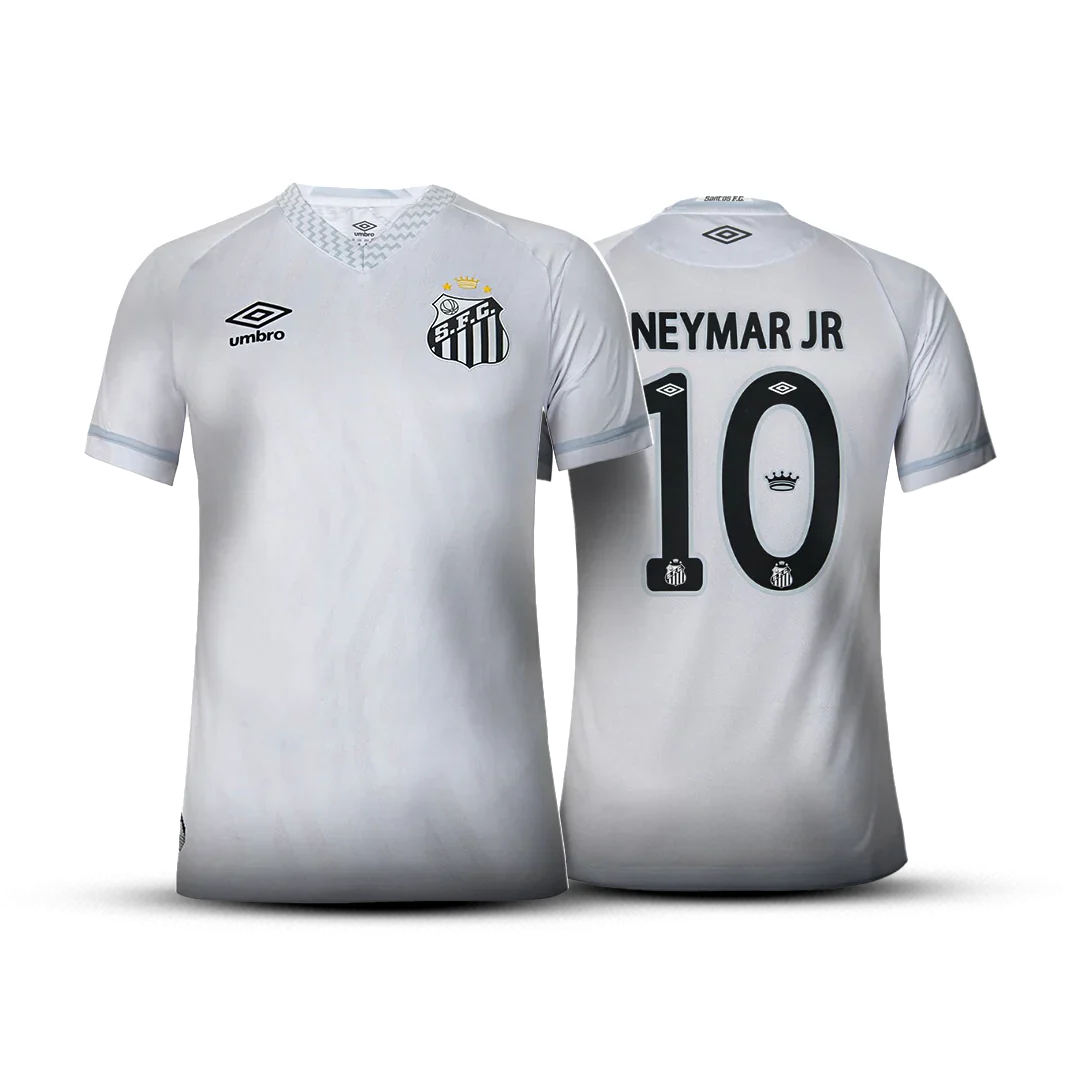 Camisola do Santos 2025/26 Home + #10 Neymar Jr
