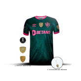 Camisola Fluminense 23/24 - Umbro Adepto Masculina - Patchs da Libertadores Lançamento