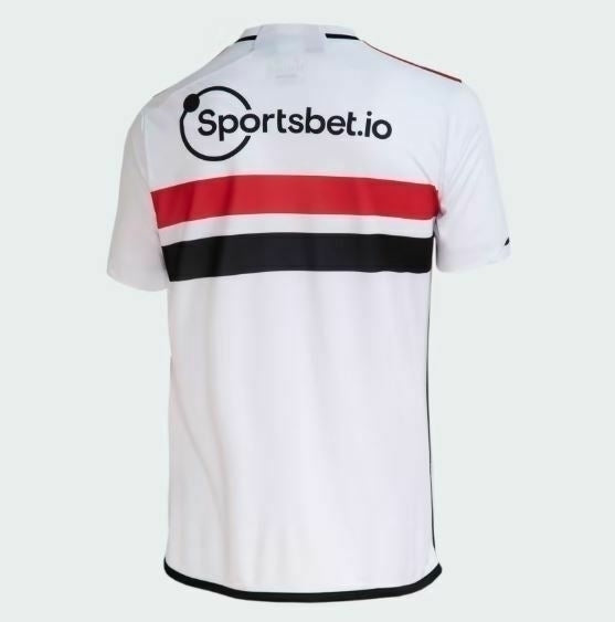 Camisola São Paulo Home 23/24 - Adidas Adepto Masculina - Lançamento com Patch de atual campeão da Copa do Brasil