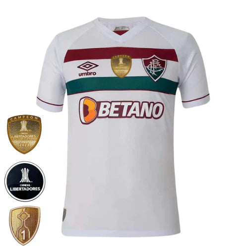 Camisola Fluminense 23/24 - Umbro Adepto Masculina - Patchs da Libertadores Lançamento
