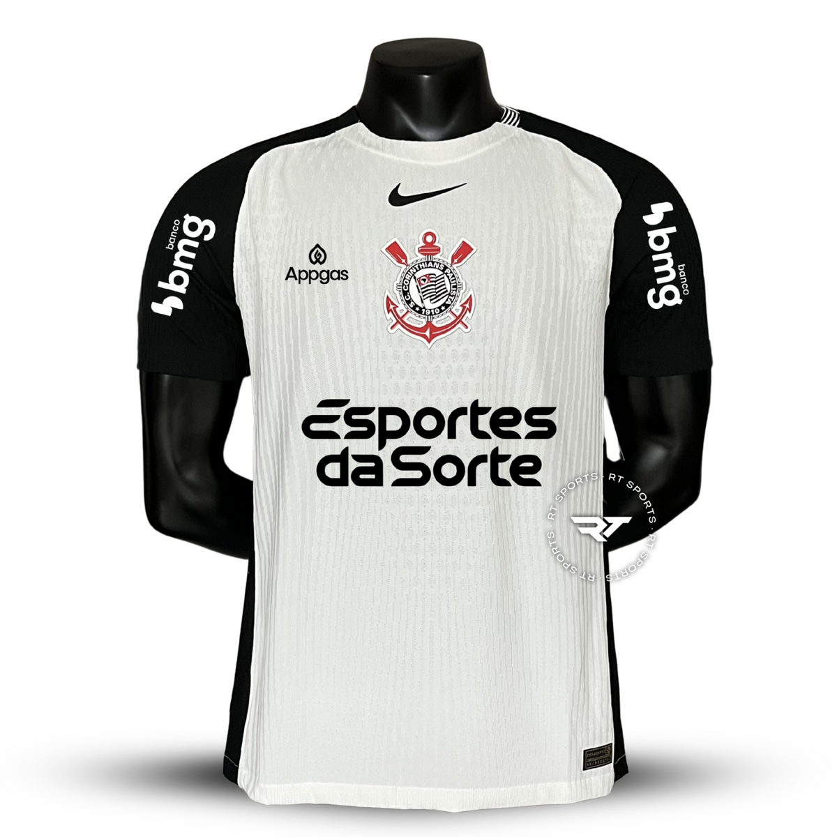 Camisola Corinthians 25/26 Nike Jogador Masculina Com Patrocínios
