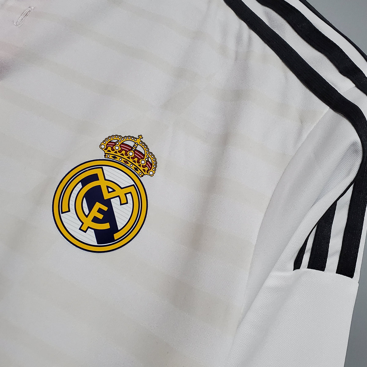 Camisola Real Madrid Titular 14/15 - Versão Retro Manga Comprida