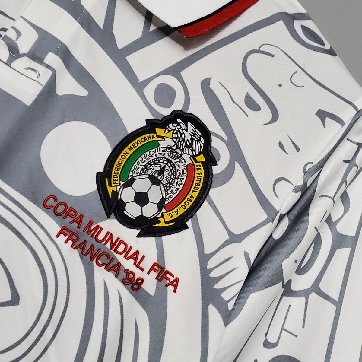 Camisola México Reserva 1998 - Versão Retro