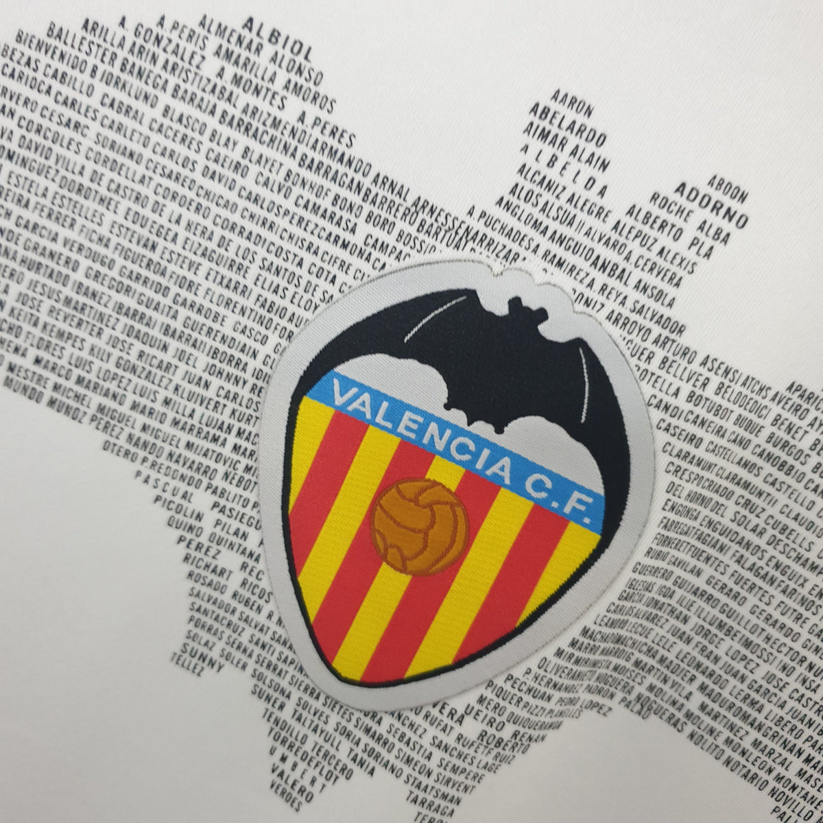 Camisola Valencia Titular 09/10 - Versão Retro