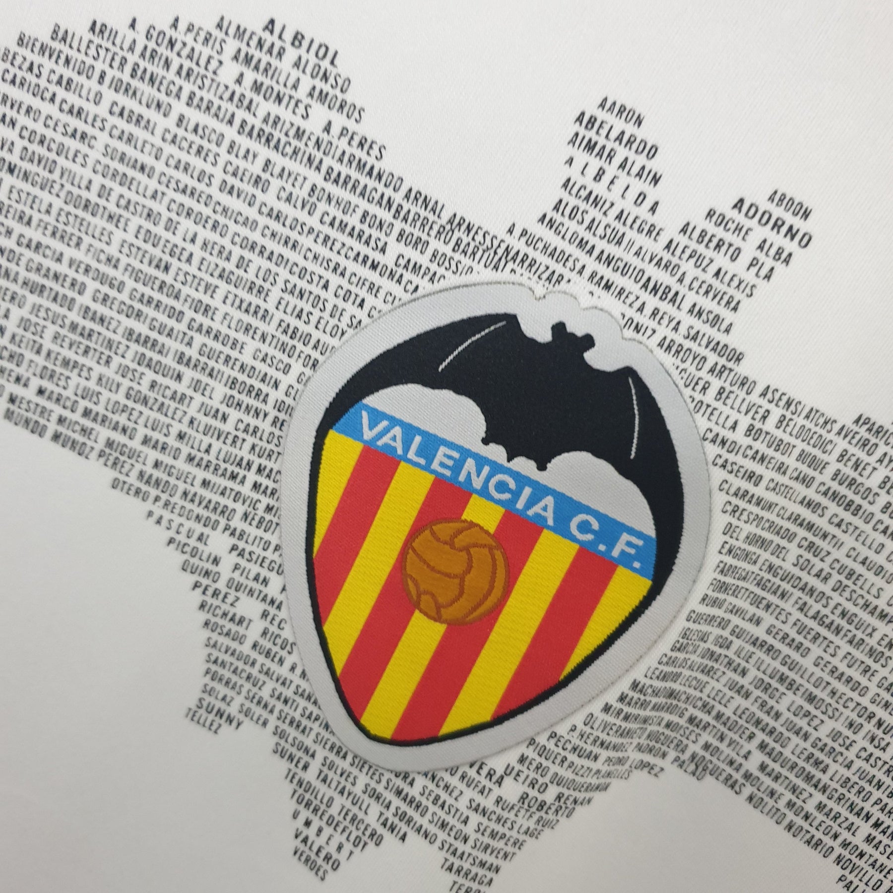Camisola Valencia Titular 09/10 - Versão Retro