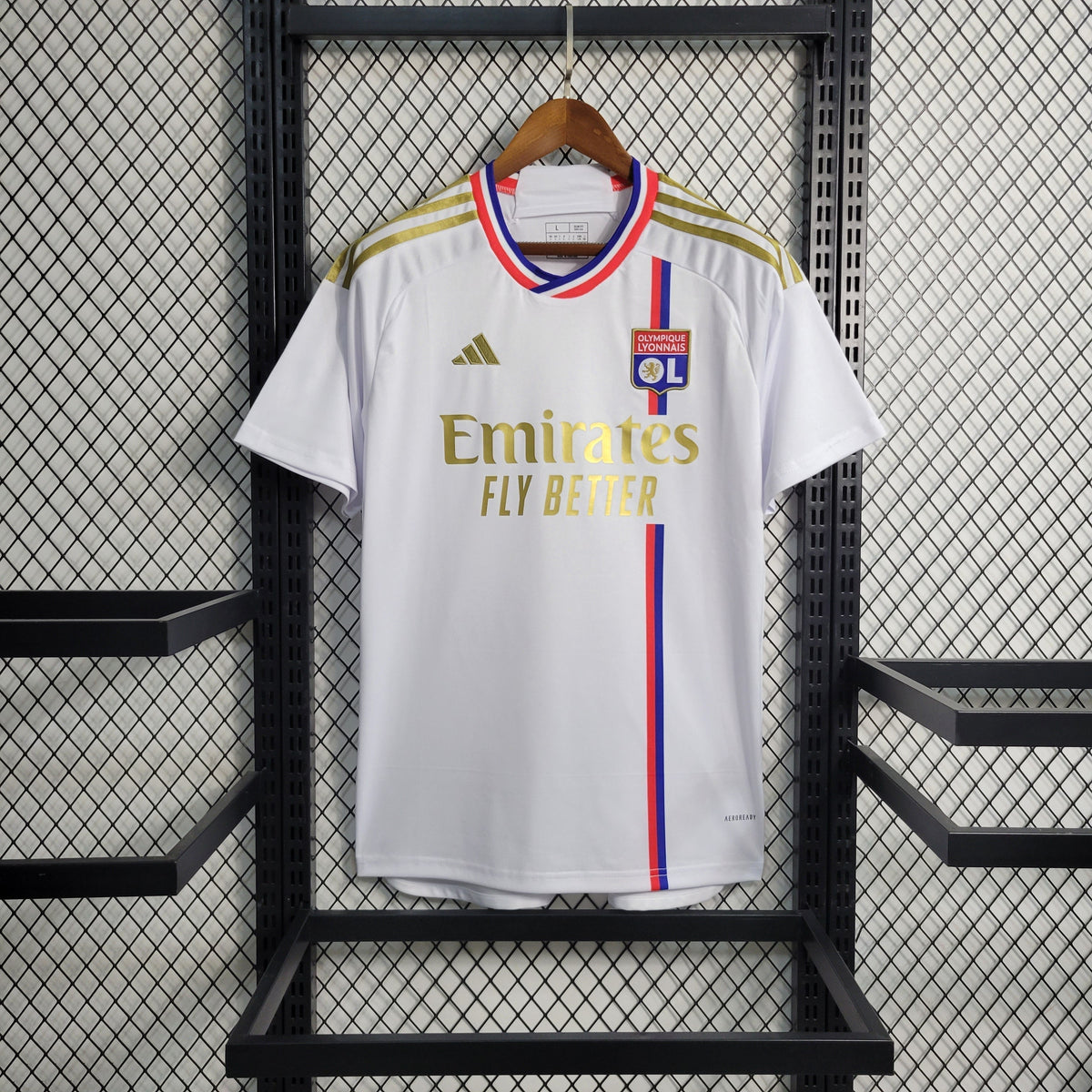 Camisola Lyon Home 23/24 - Adidas Adepto Masculina - Lançamento