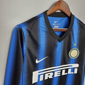 Camisola Inter de Milão Titular 10/11 - Versão Retro Manga Comprida
