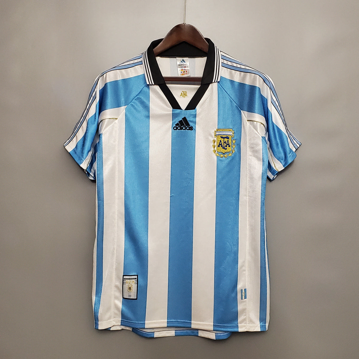 Camisola Argentina Titular 1998 - Versão Retro