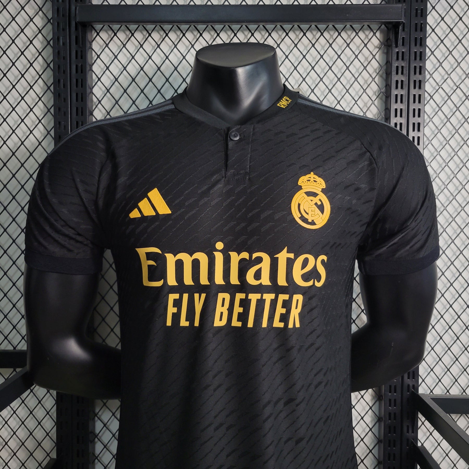 Camisola Real Madrid Away Preta III 23/24 - Versão Jogador Masculina