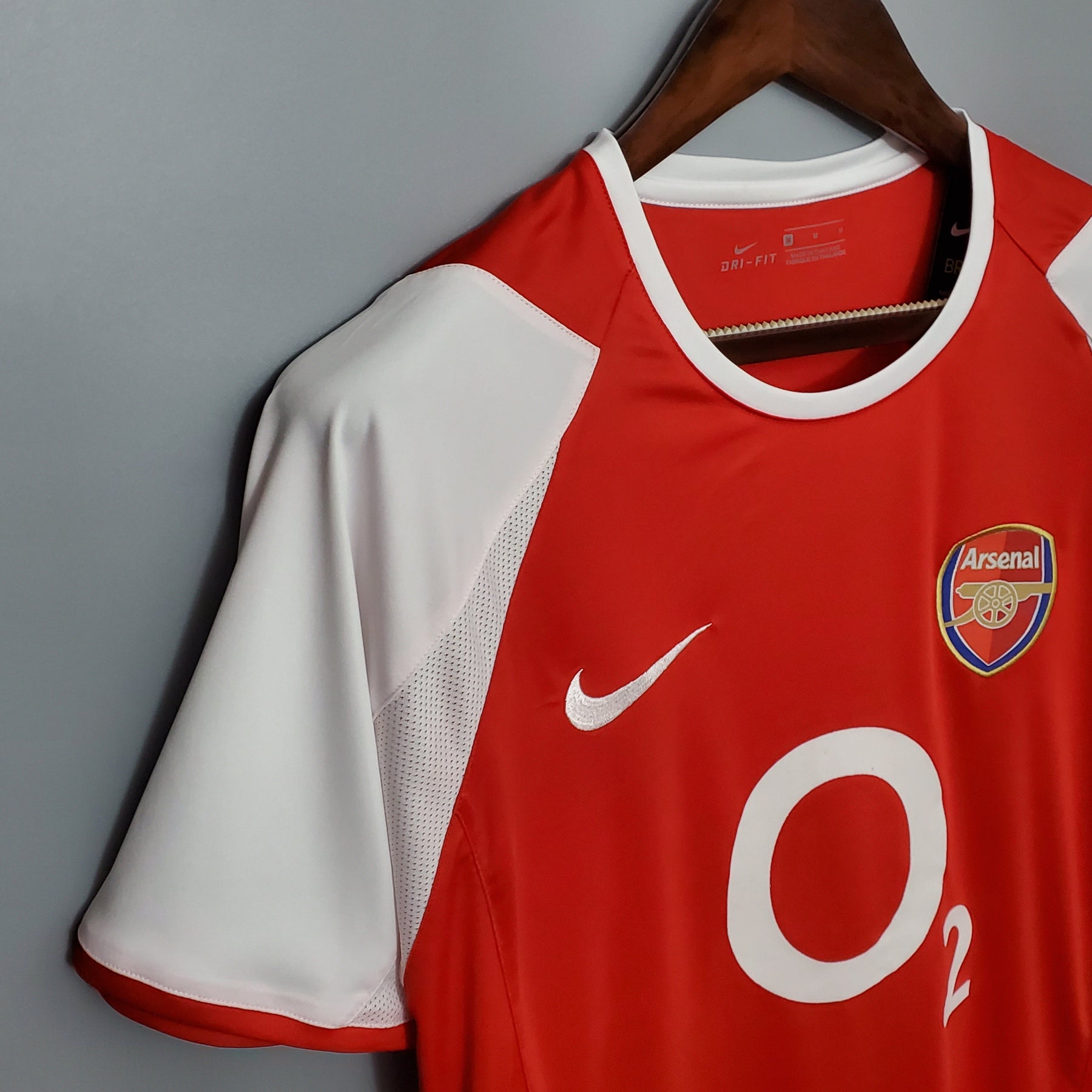 Camisola Arsenal Titular 02/04 - Versão Retro