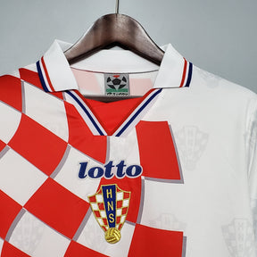 Camisola Croácia 1998 Titular - Versão Retro
