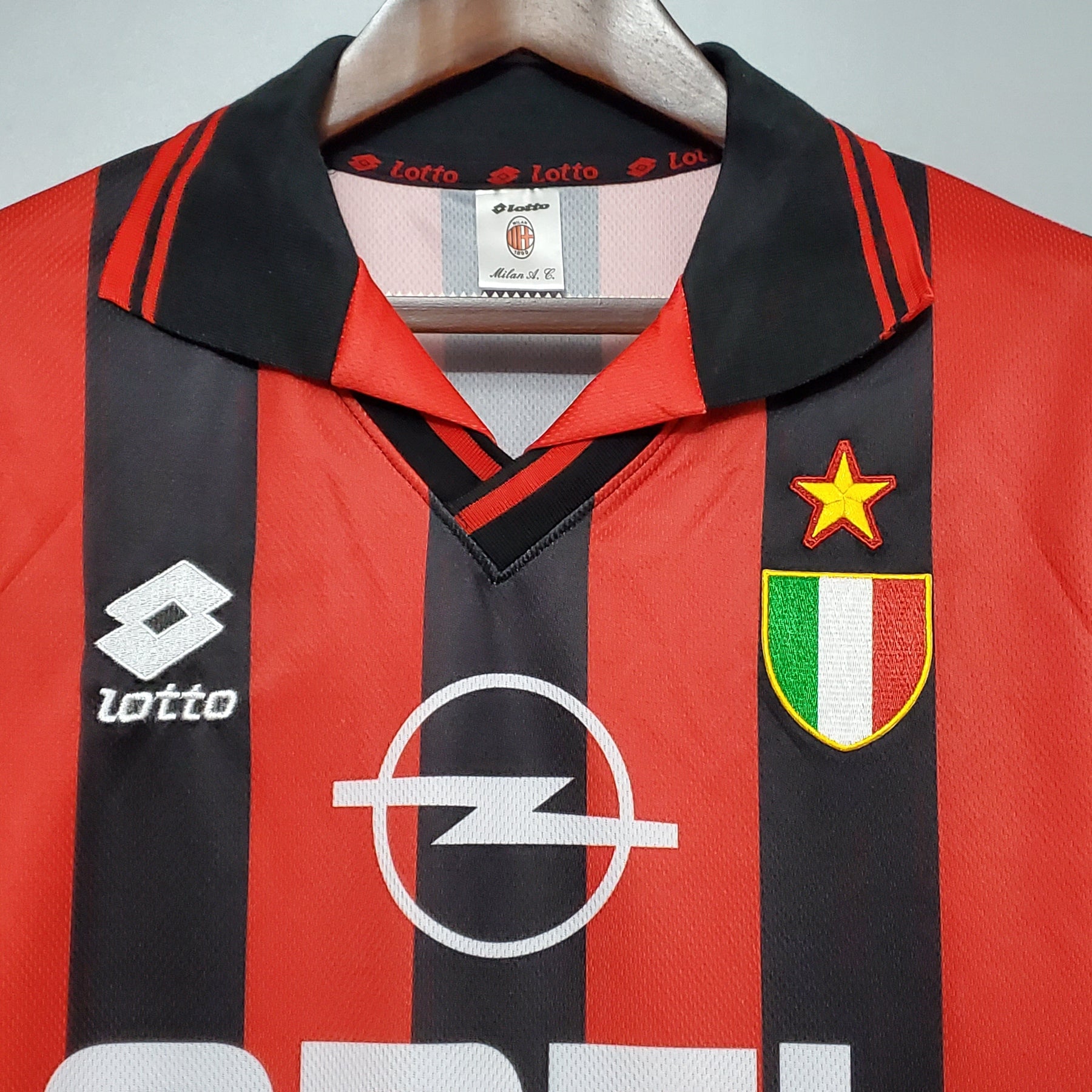 Camisola Milan Titular 96/97 - Versão Retro