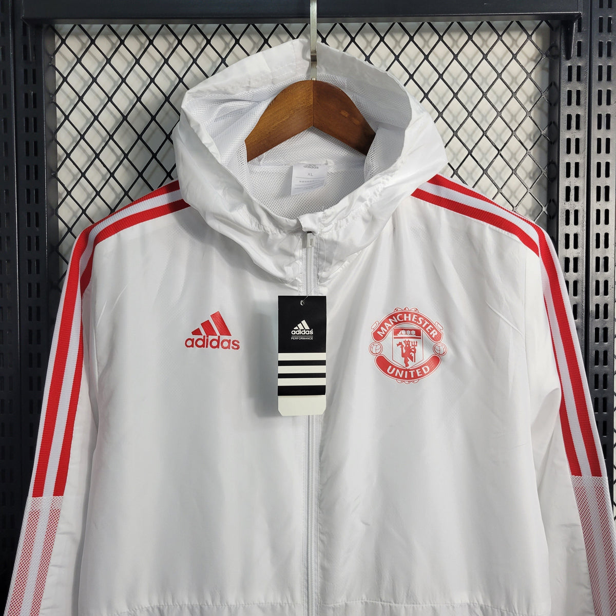 Casaco Corta Vento Manchester United 23/24 - Branca