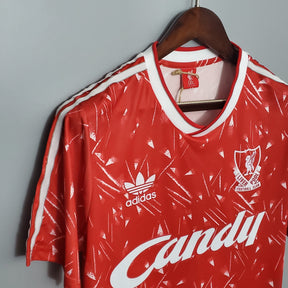Camisola Liverpool Titular 89/91 - Versão Retro