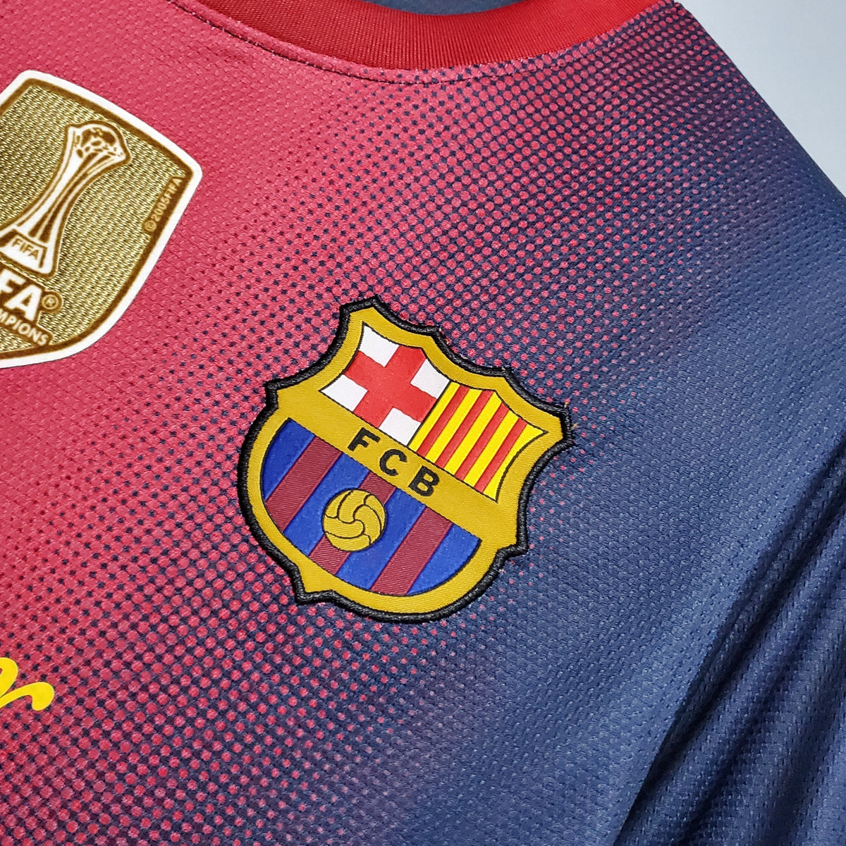Camisola Barcelona Titular 12/13 - Versão Retro