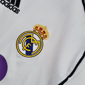 Camisola Real Madrid Titular 06/07 - Versão Retro Manga Comprida