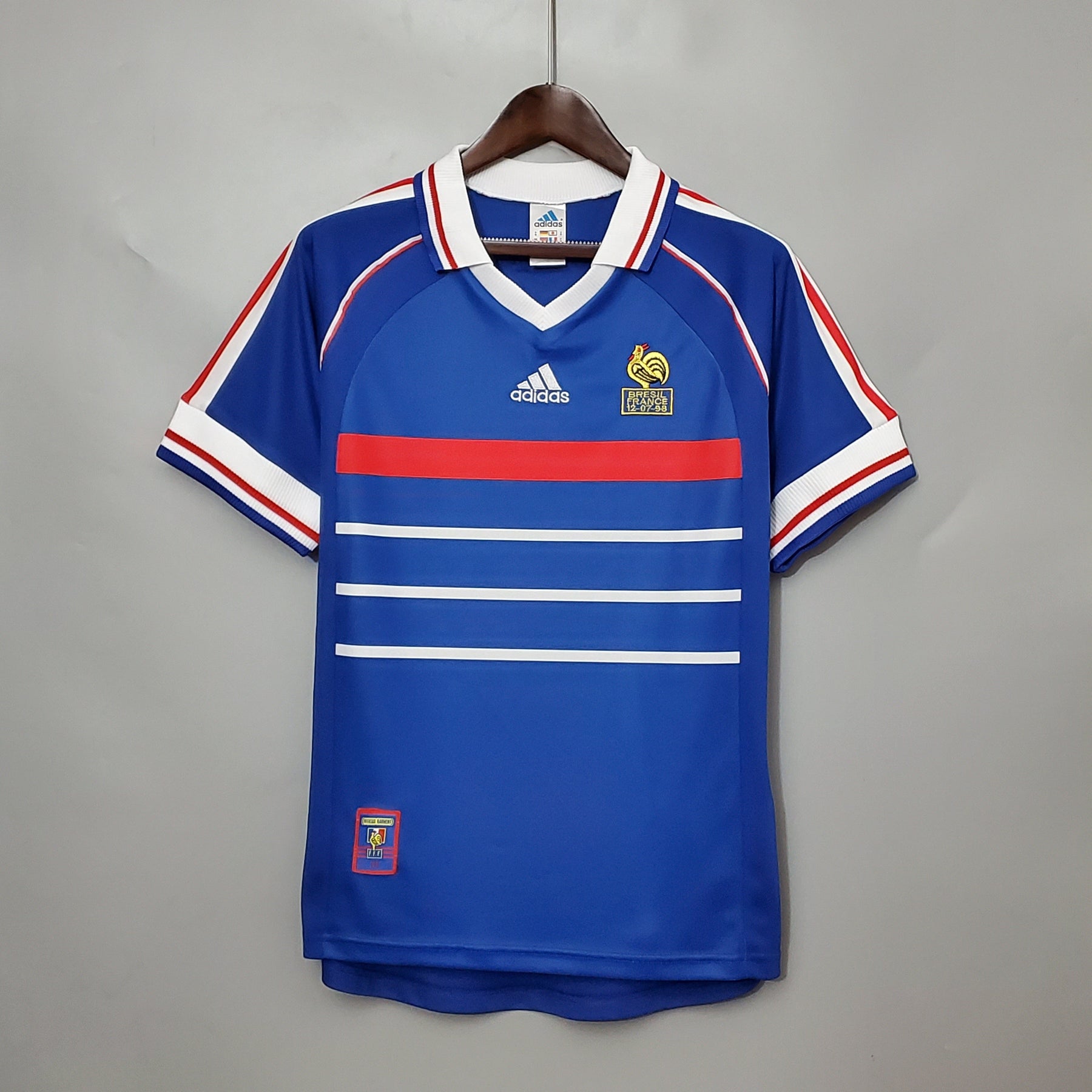 Camisola França Titular 1998 - Versão Retro