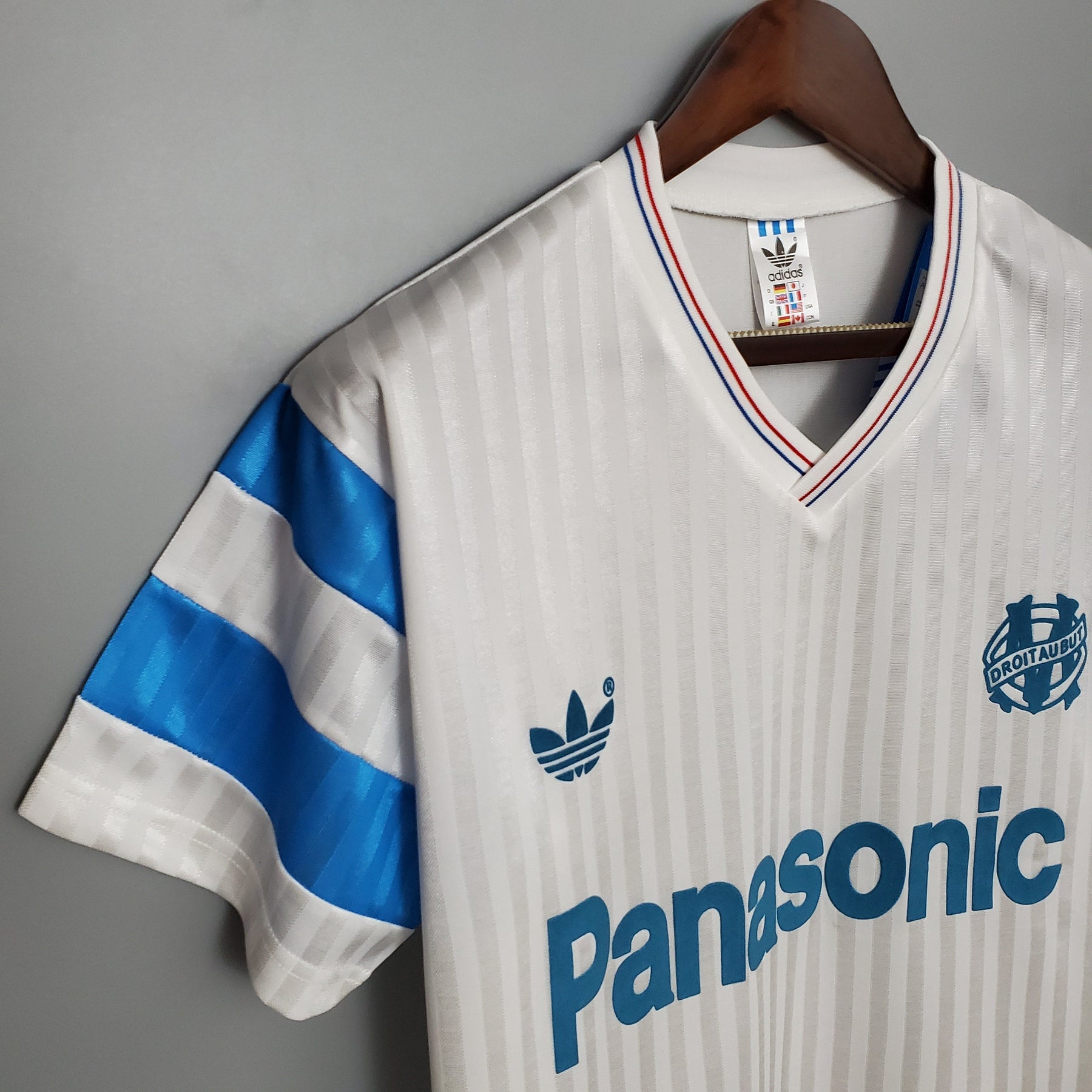 Camisola Olympique de Marseille Titular 90/91 - Versão Retro