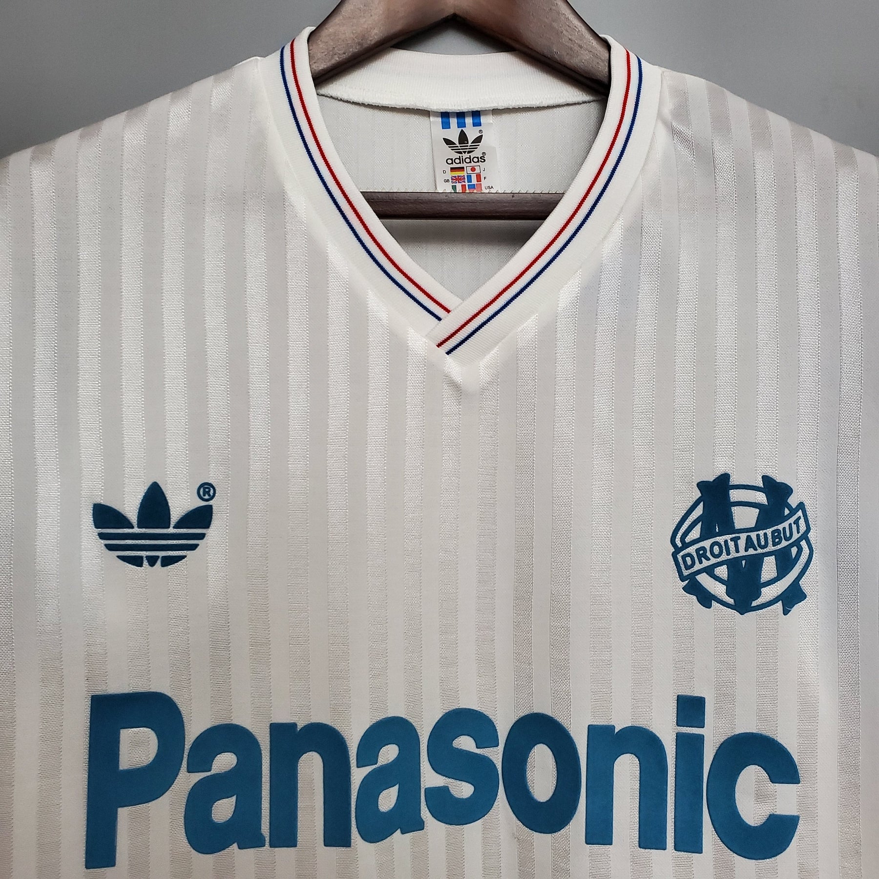Camisola Olympique de Marseille Titular 90/91 - Versão Retro