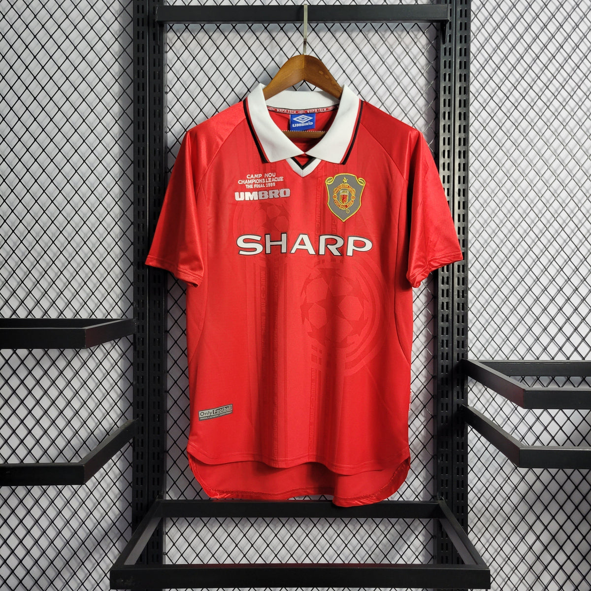 Camisola Manchester United Titular 1999 - Versão Retro