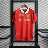 Camisola Manchester United Titular 1999 - Versão Retro