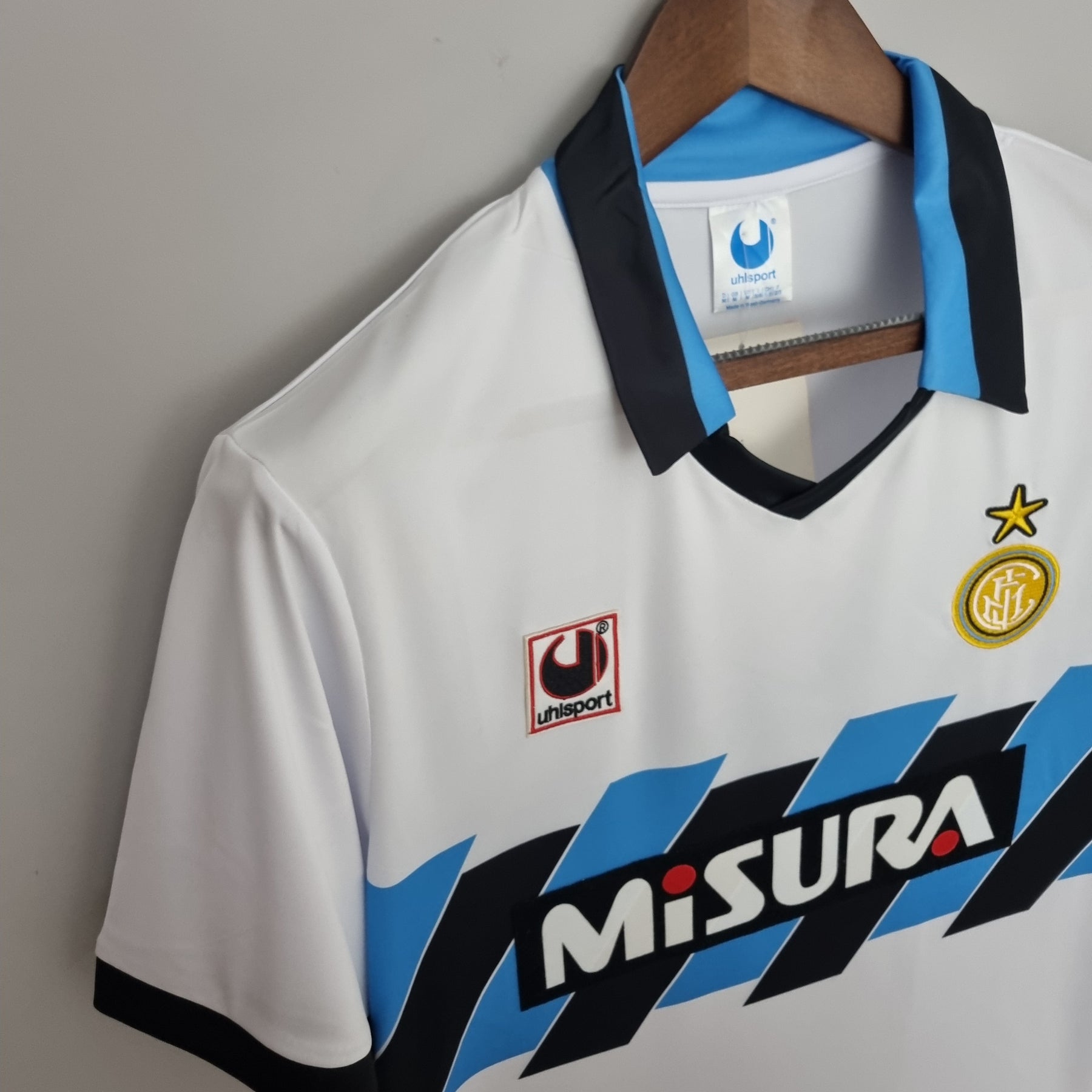 Camisola Inter de Milão Reserva 90/91 - Versão Retro
