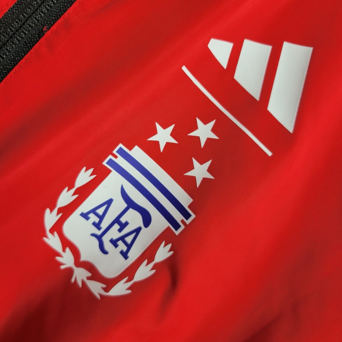 Casaco Corta Vento Argentina Dupla Face RedBlack Edition 2023