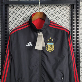 Casaco Corta Vento Argentina Dupla Face RedBlack Edition 2023