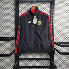 Casaco Corta Vento Argentina Dupla Face RedBlack Edition 2023